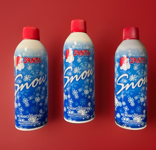 Santa snow spray - snow, spray,